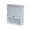Alaterre Furniture Dorset 27"W x 29"H Wall Mounted Bath Storage Cabinet with Two Doors and Open Shelf ANVA74WH - alternate 5